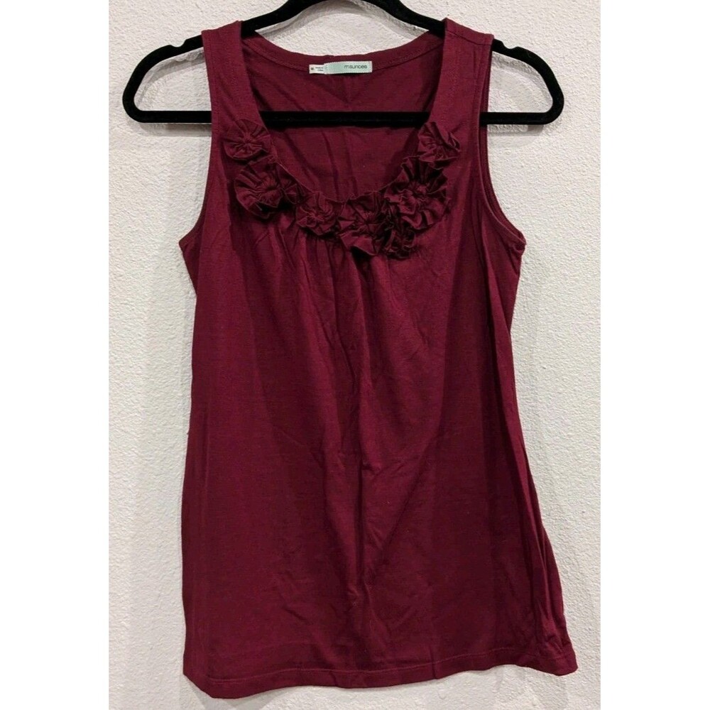 Maroon Tank Top By Maurices Size Medium